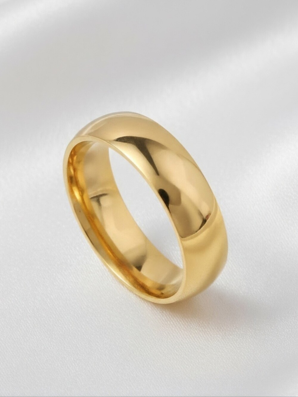 Classic Unisex Band Ring - Women Jewelry Wedding Engagment Band Size 6